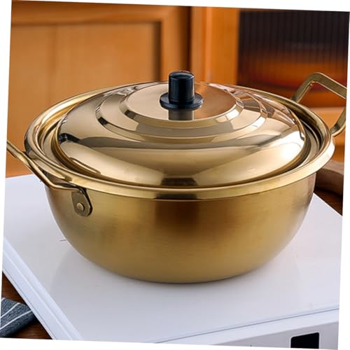Marmite pour ramen coréenne en acier inoxydable 2,5l chauffage rapide