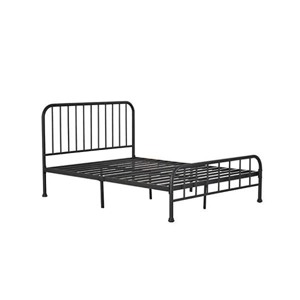 IRON Small Size Metal Bed Frame, Modern And Simple Princess Style Double Single Bed, Stylish Design And Non-slip Foot Pads, Load Capacity Up To 500 Kg