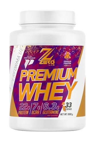 ZEROLAB Premium Whey Performance, 1000 Gramos. (choco avellana)