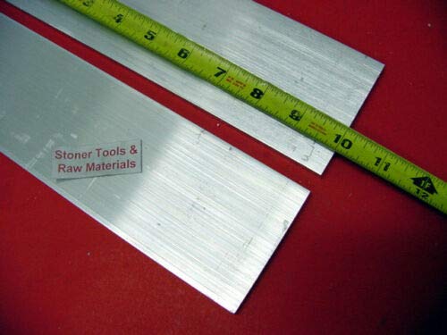 4 Pcs of 1/4" X 3" ALUMINUM 6061 FLAT BAR 10" long
