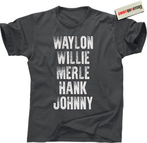 Retro Outlaw Country Legends T-Shirt – Vintage 70s Style Southern Music Culture Graphic Tee for Classic Fans3