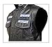 Chaleco de cuero negro para hombre Charlie Hunnam Sons of Anarchy temporada...