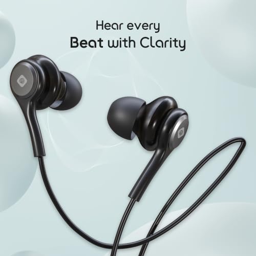 Image of MAKPOWER 3.5mm Wired in Ear Earphones, in-Line Mic, Deep Bass, 1.2M Strong and Long Lasting Brided Cable, Light Weight, Compatible with Mobile | Tablet | Laptop