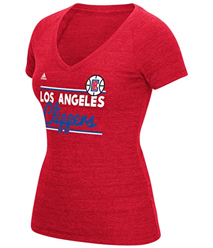 NBA Women's Double Bar Tri-Blend V-Neck Tee