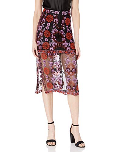 House of Harlow 1960 Women's Skirt, Noir Multi, Medium