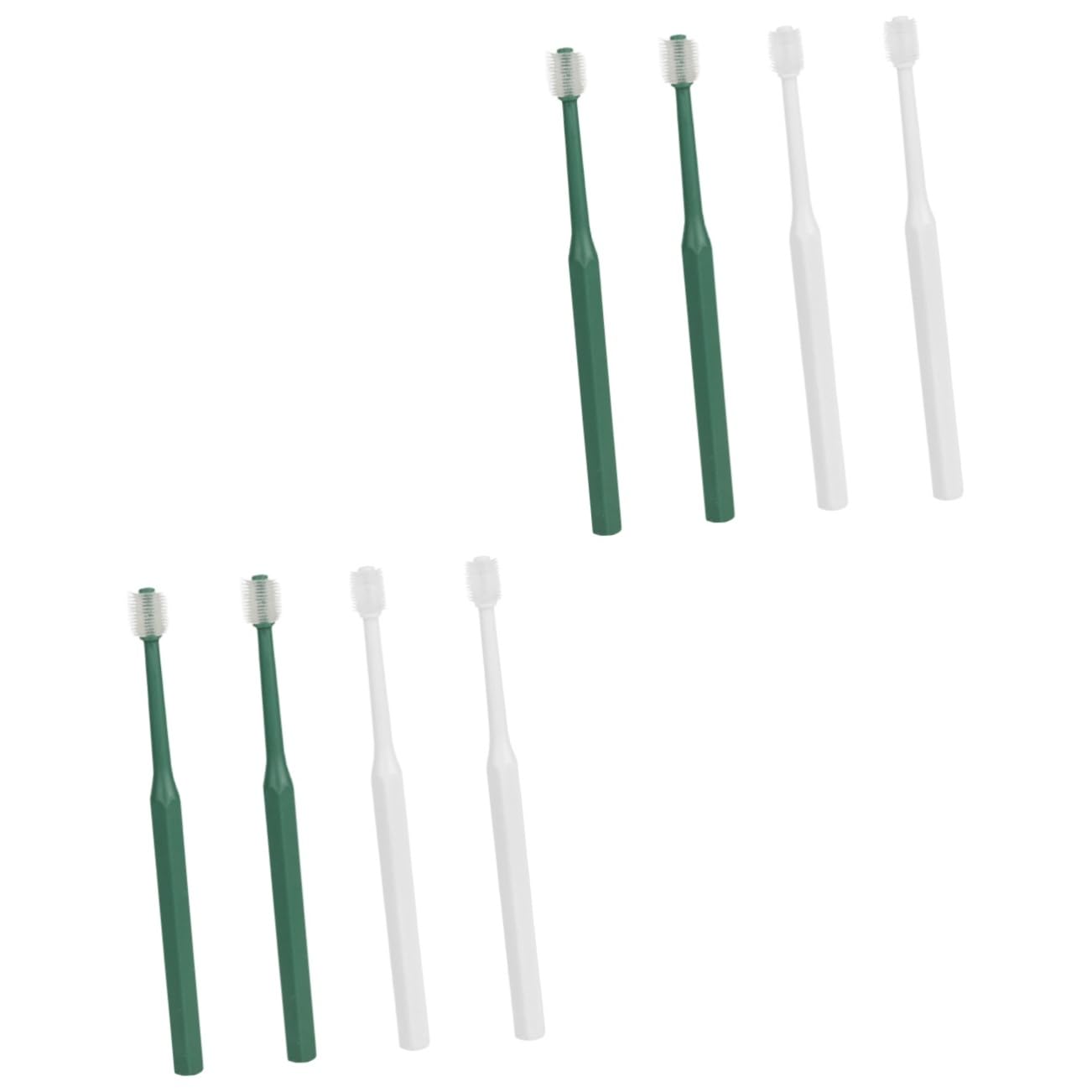 minkissy 8 Pz spazzolino setola morbida spazzola da masticare per cani prodotti per la pulizia da viaggio cucciolo spazzolini da denti portatile forniture viaggiare plastica