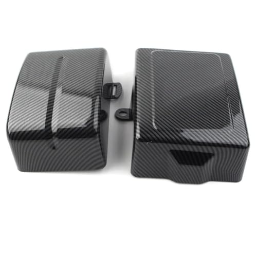 Protection batterie couvercle ABS carbone anti-projection pour Dyna FXDB - 4