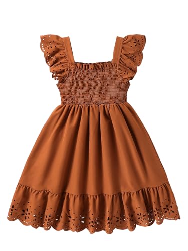 VARMILO Girls Dress Casual Tutu Adjustable Waist Princess Party Dress for Everyday Play, Birthday and School Events - Main Image