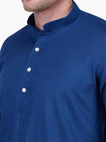 Image of Rajubhai Hargovindas Men's Premium Cotton Solid Kurta
