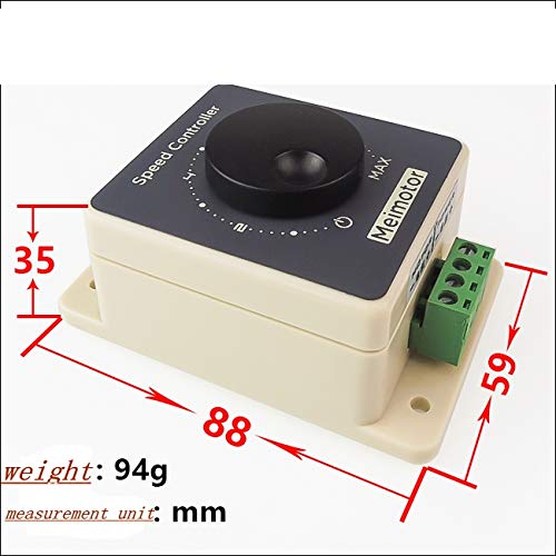 CCM96SK DC12-40V 10A CCMHCW PWM DC Motor Speed Controller, 775 high Power Motor Controller External Speed Control Waterproof Adjustment Switch