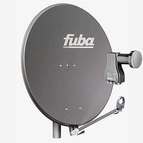 Fuba Satellitenschüssel Komplettset 8 Teilnehmer DAL 808 A - Sat Komplettanlage DAL 800 A Alu...