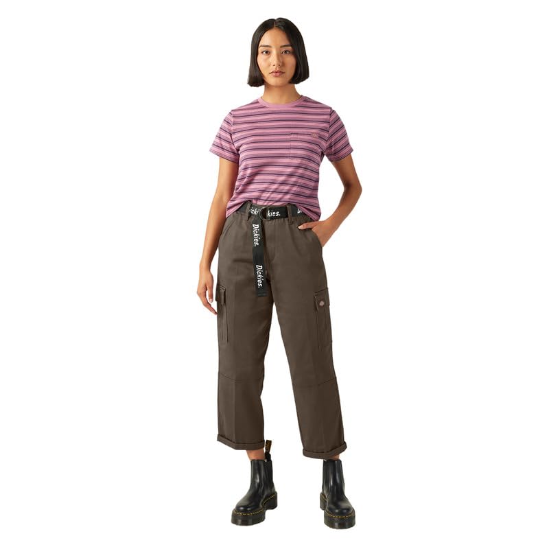 Image of Dickies Women's Relaxed Fit Cropped Cargo Pants