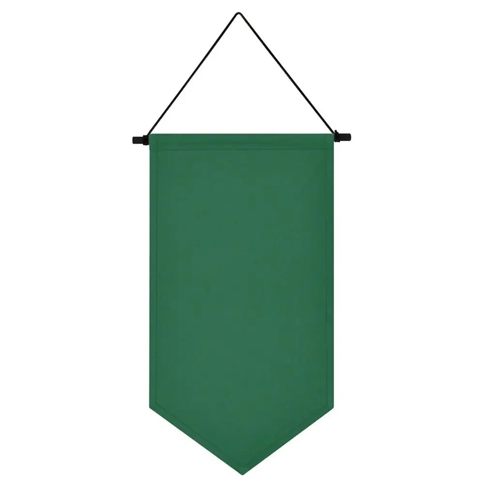 Pin Wall Display 6pcs Triangle Flag Wall Hanging Canvas Brooch Pin Display Multifunctional Badge Storage Pennant(Green)