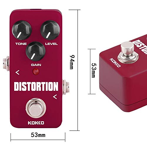 image for Distortion Guitar Pedal, Mini Effect Pedal Processor of Classic Distor