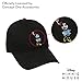 Concept One womens Disney Minnie Mouse Baseball Cap, Black, One Size US