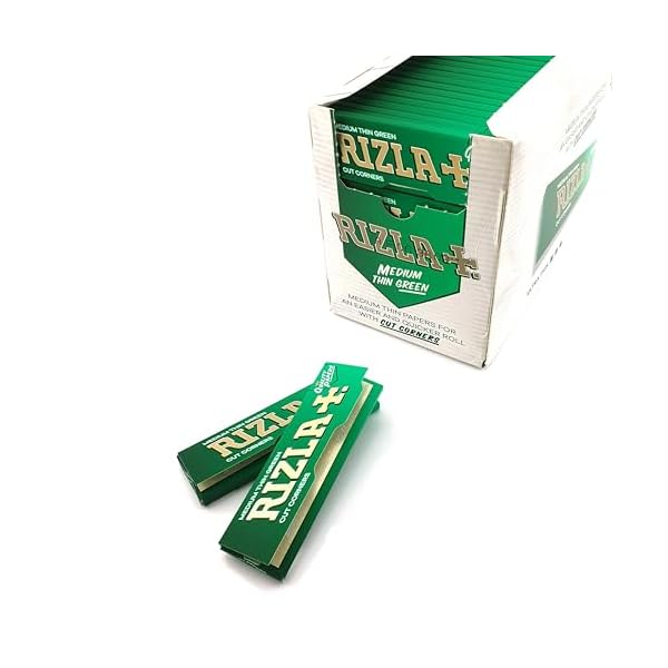 Grüne Rizla Green Zigarettenpapier Hof 10 Pakete Grün