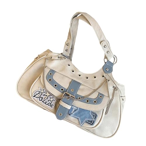 oshhni Bolsa de ombro feminina, bolsa resistente e moderna para viagens, festas, compras e feriados