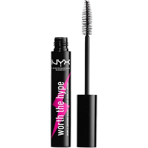 NYX PROFESSIONAL MAKEUP Worth The Hype Volumizing & Lengthening Mascara, Black