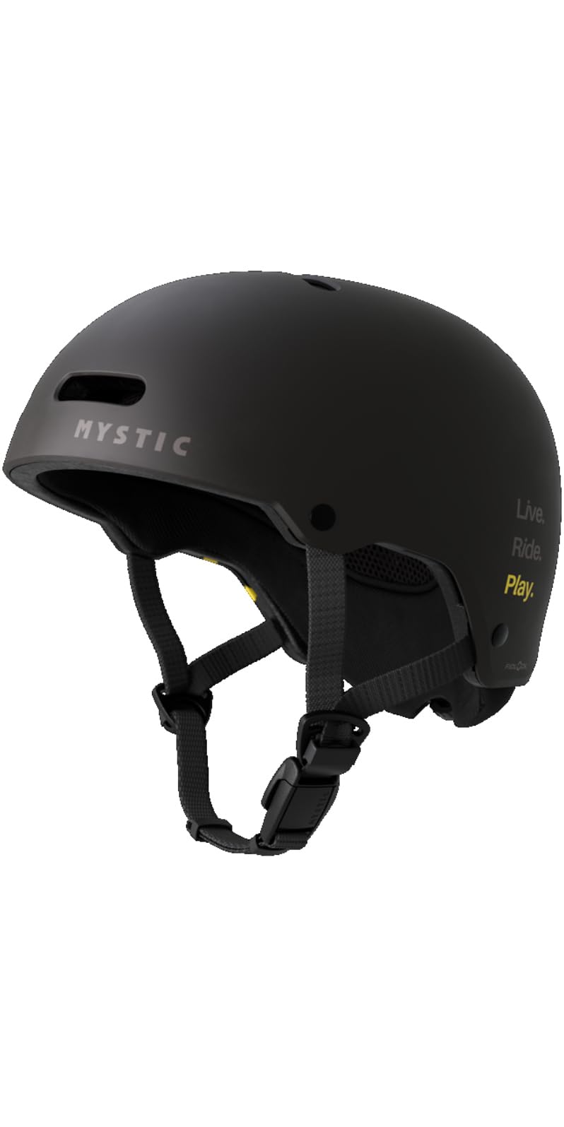 Mystic Casco Vandal Pro Dirty Habits 2026 negro amarillo
