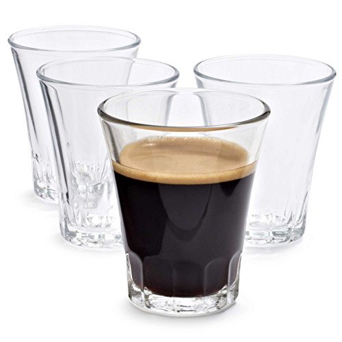DURALEX Set 4 Bicchierini Shot Modello Amalfi Vintage per Bar caffè liquore (7cl)