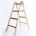 Produktbild Holzleiter PREMIUM 2x4 Stufen Zweiseitige Klappleiter Leiter Haushaltsleiter 150kg