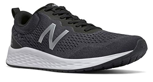New Balance New Balance Men's Fresh Foam Arishi V3 Running Shoe, Black/Orca/Silver Metallic, 9 X-Wide