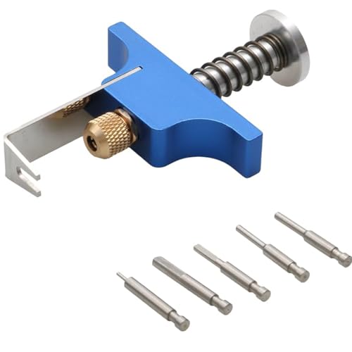 yuenhoang 1Set Propeller Puller for BetaFPV Air65 75 RC Drone Aluminum Alloy Removal Tool Props Remover with 2.9mm/1.9mm/1.7mm/0.9mm Replacement Ejector Pins DIY Parts (Blue)