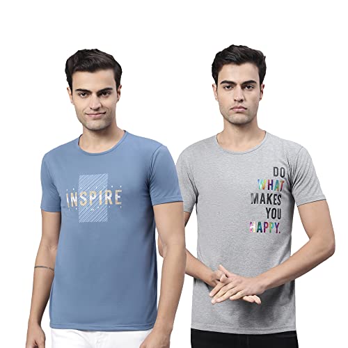 Image of Mack Jonney Men's Regular Fit T-Shirt (Pack of 2)