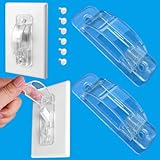 Light Switch Guard Cover, 2 ChildProof Wall Switch Guard Cover for Toggle Light Switch Protects Your Lights or Circuits from being Accidentally Turned On or Off
