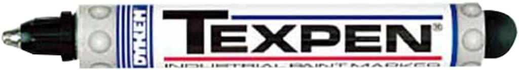 Reid Supply Company Dykem Texpen 60338 Black Medium Marking Pen - 16033 [PRICE is per EACH]
