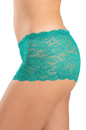 Image of FIMS - Fashion is my style Cotton Lycra Net Boy Short Panty for Womens, Mid Rise, Satin, Hipster Panties, Daily Use, Back and Front Coverage, Brief, See Main Image to Check How Many Panty You Will Get