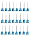 AmeriCan Goods 25/pk Dental HP Mixing Tips Blue 1:1 Dental Intra Oral Tips for Mixing Impression