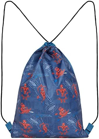 Spiderman Drawstring Bag For Boys, PE Bag For School, Kids Gym Sack For Sports, Swimming, Football, Marvel Gifts For Childrens