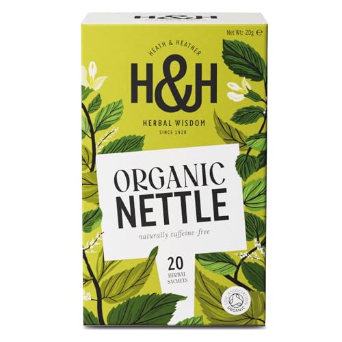 Heath & Heather - Organic Nettle Tea • Earthy Herbal Infusion for Detox & Vitality • Naturally Caffeine-Free • Vegan • Pure Plant Power • 20 Tea Bags