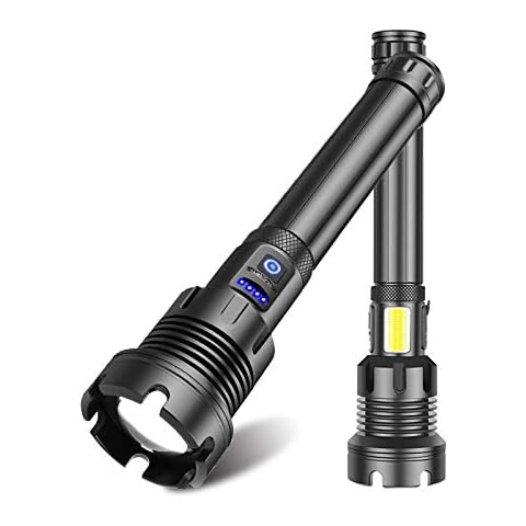 Leoie LED light,Torch,LED Flashlight,LED P90+COB Long Flashlight Waterproof Torch for Camping Walking Hiking Climbing etc Cover