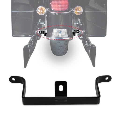PSLER Saddlebag to Fender Support Bracket for Touring 1984-2008 Black