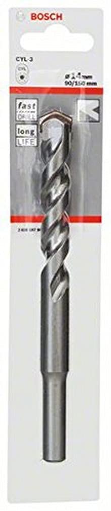 Bosch Bosch 2608597669 CYL-3 Concrete Drill Bit, 14mm x 90mm x 150mm, Silver