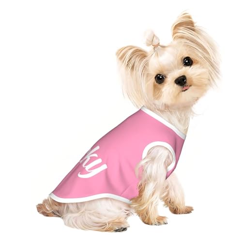 Image of Custom Small Dog Clothes, Persoanlzied Boy Dog Clothes, Customized Puppy Shirts for Small Dogs Boy, Girl Puppy Accessories, Yorkie Accessories, Pet Costumes for Dogs, Custom Shirt for Puppies