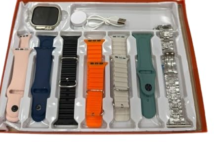 Smartwatch Fitness Tracker with Heart Rate Monitor Bluetooth Connectivity Connected Devices Wearable Technology Smart Watch-002 Pack of 1