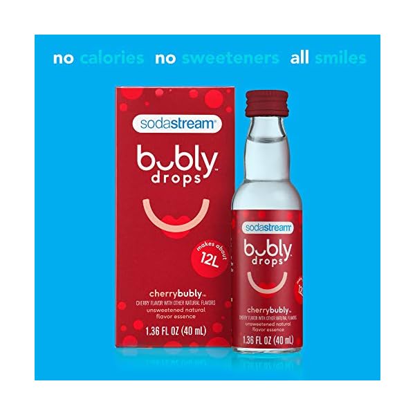 SodaStream x bubly Fizzi Sparkling Water Maker Bundle No Plastic Drinks