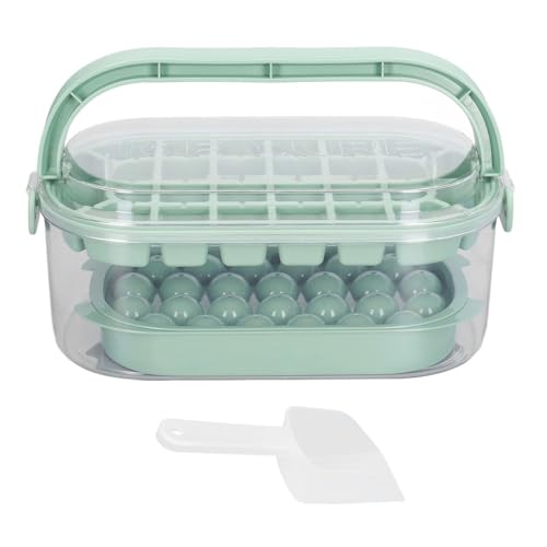 Set de 2 Moldes para Cubitos de Hielo con Tapa y Cuchara miniatura 5