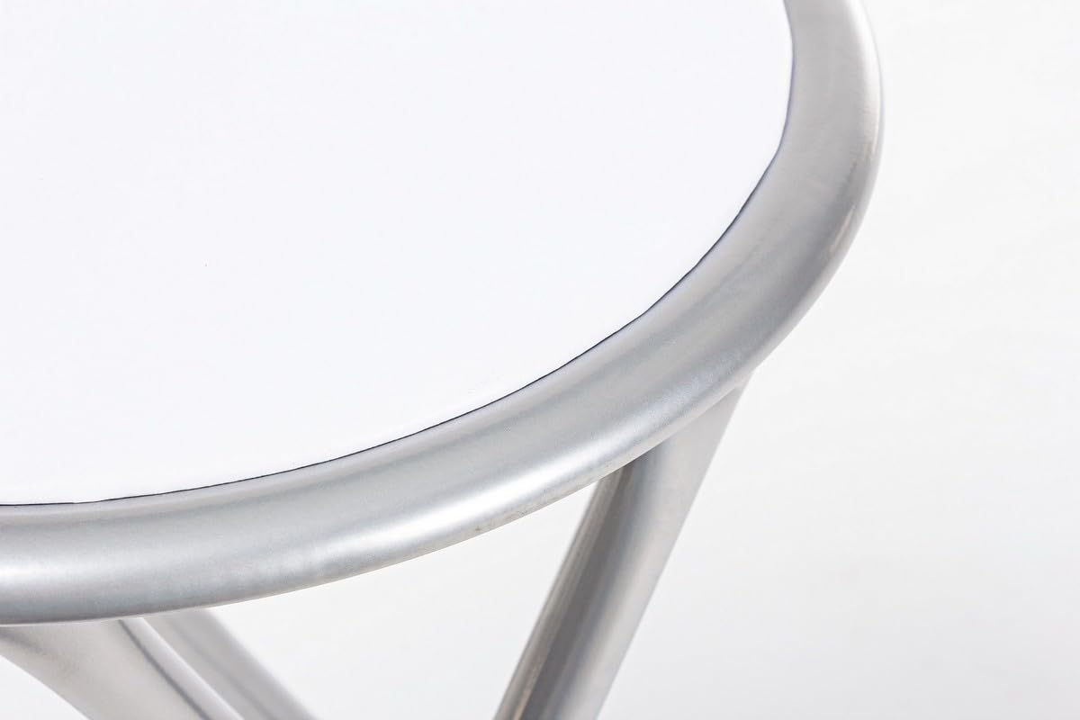 Tabouret pliable 30 x 45 cm Structure en métal refermable avec assise rembourrée – couleurs assorties avec système de sécurité