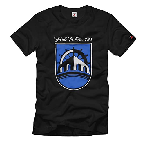 T-shirt Bundeswehr Pionier Kompani noir pour sorties outdoor et rassemblements