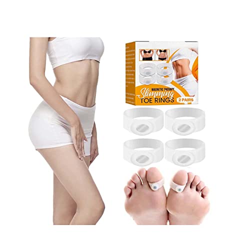 Magnetic Therapy Slimming Toe Rings,Body S-limming Toe Ring,Magnetic S-limming Toe Ring,Silicone Rubber Foot Magnetic Toe Ring,Silicone Foot Massage Toe Ring (2 pair) Cover