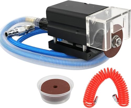 Amoladora neumática de 50 mm con tubo de resorte de 6 metros y control de velocidad