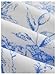 Floerns Girl's Floral Print Sleeveless Ruched Ruffle Hem A Line Cami Short Dress White Blue 11Y