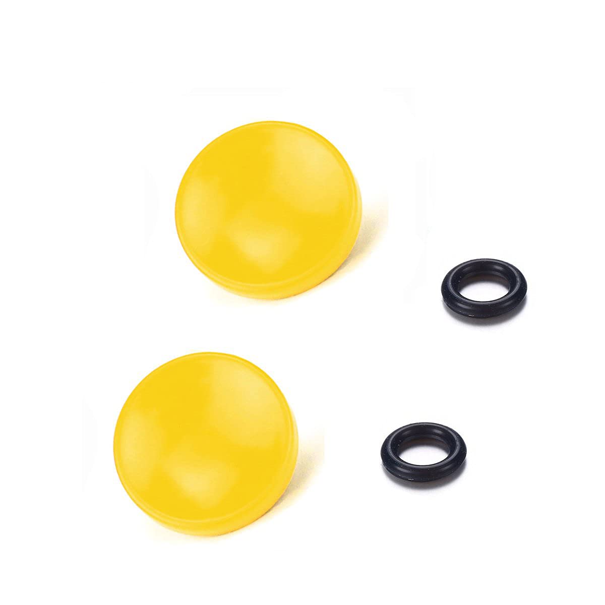 LXH (2 Packs) Yellow Metal Concave Surface Soft Camera Shutter Release Button for Fujifilm XT20 X100F X-T2 X100T X-PRO2 X-T10 X-PRO1 X-E2S X100 X100S X10 X20 X30 X-E1 X-E2 STX-2 LeicaM Olympus Pen-F