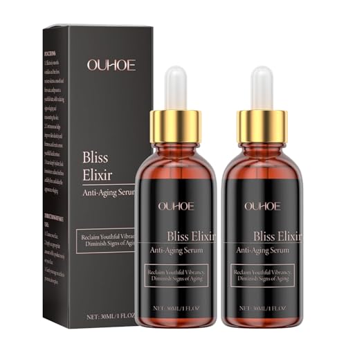 2pc Facial Serum with Glycerin and Peptides - Formula to Help Reduce Appearance of Fine Lines Improves Skin Elasticity Anti-Aging Serum for Face Hydrating & Firming Face Serum