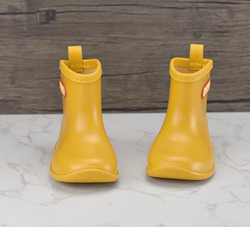 TRIWORIAE-Kids Toddler Rubber Rain Shoes PVC Waterproof Rain Boot Non-Slip Wellington Boots for Children Boys/Girls3