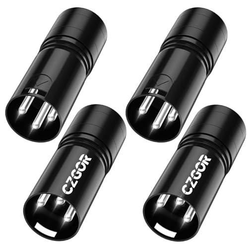 3-Pin DMX Terminator 4 Pack, 120 Ohm XLR Terminators, 3 Pin Male ...